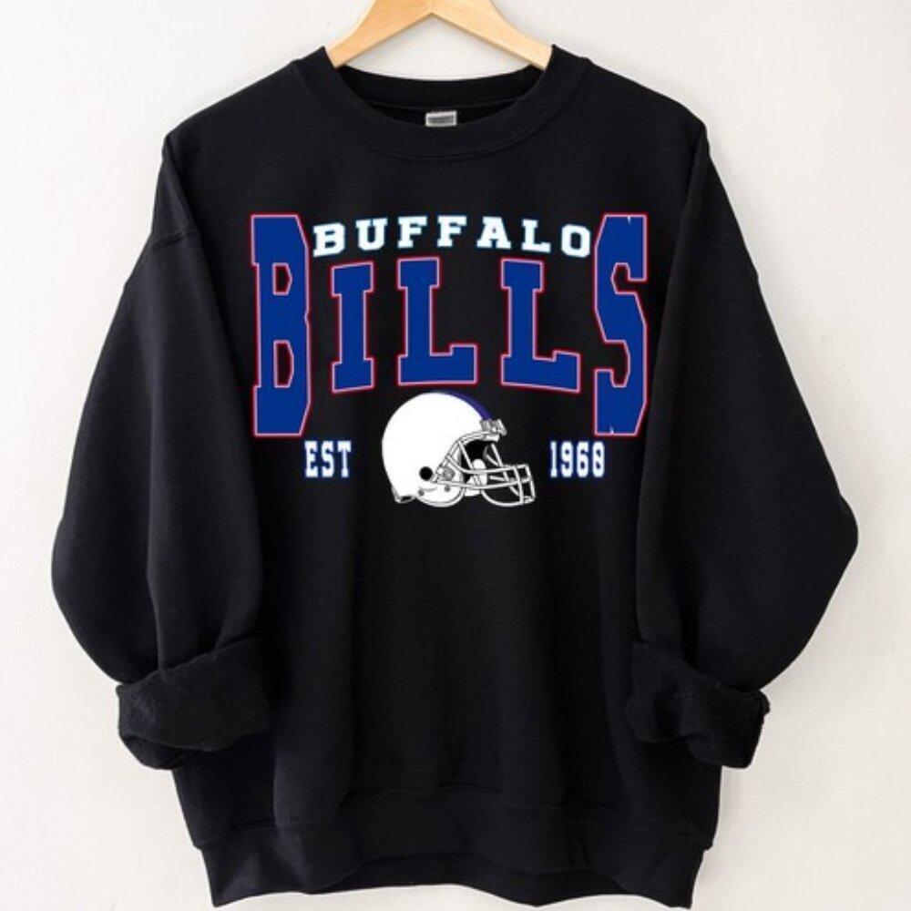 Buffalo Bills Nfl Football Team Logo Sweatshirt Unisex Fan Winter Apparel 91